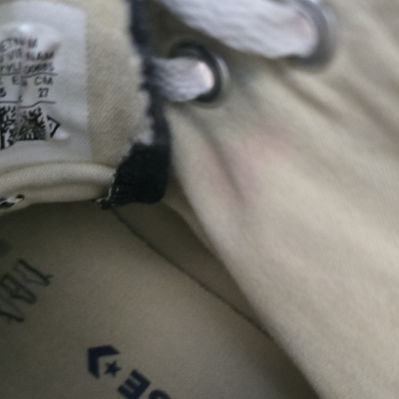 Converse Chuck Taylor Black and White High-Top Sneakers - Size 8.5 Men's - Picture 15 of 16